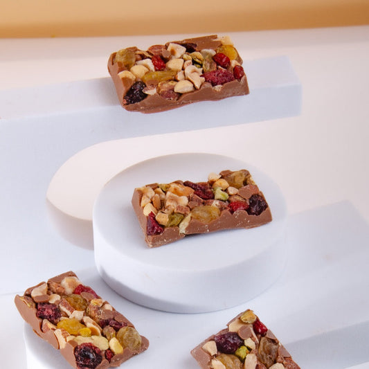 Luxury Chocolate Mix Nuts and Fruits - Milk Chocolate