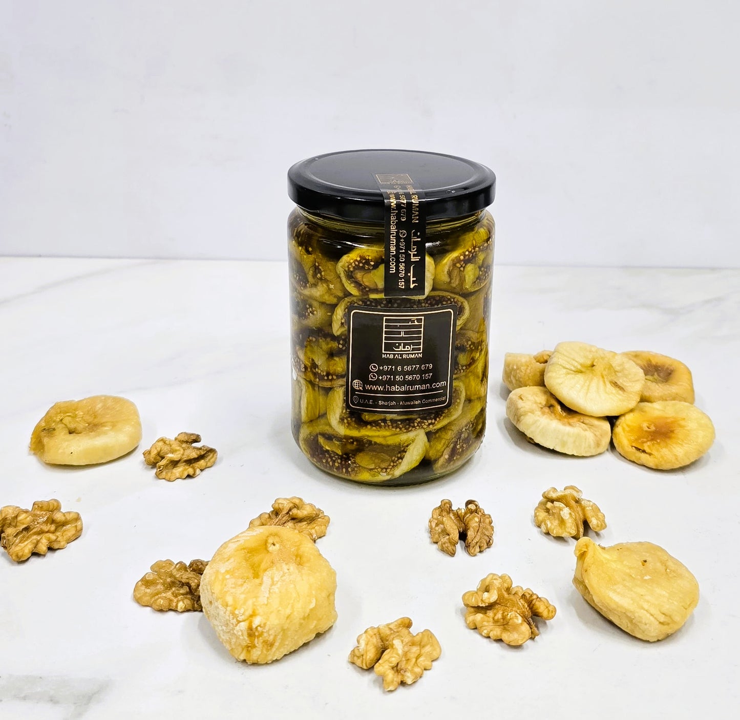 Figs Stuffed With Walnuts Dipped in Olive Oil