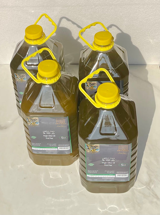 4 Syrian Extra Virgin Olive Oil - 5 Liter
