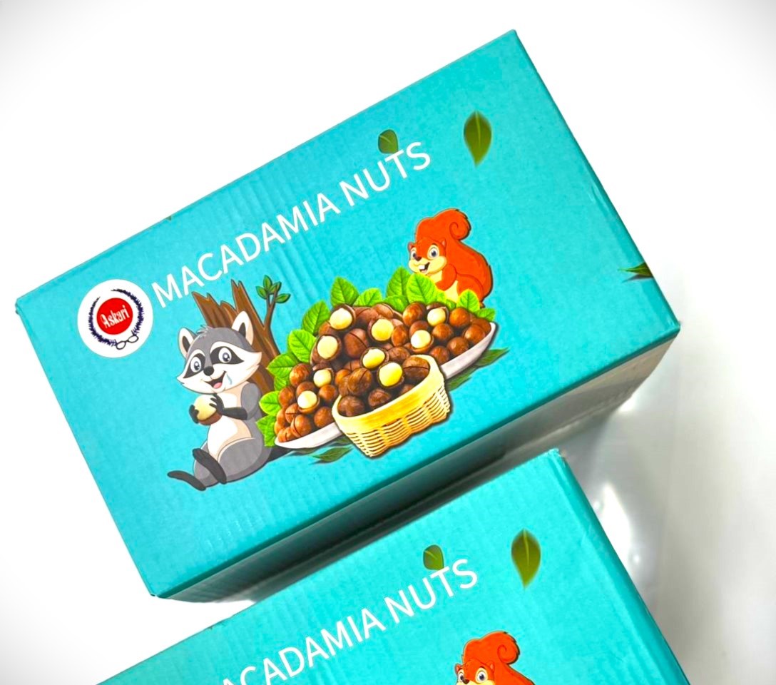 Unshelled Roasted Macadamia Nuts with Vanilla Flavour