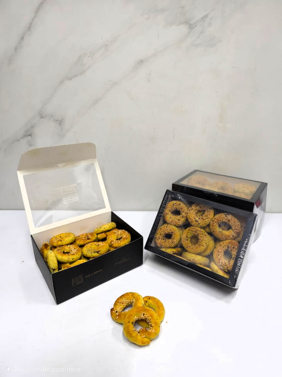 Olive Oil Maamoul Date Rings With Sesame