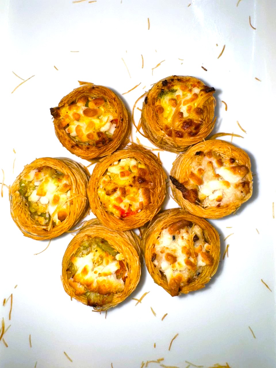 عش البلبل دجاج بالكاري مفرزن