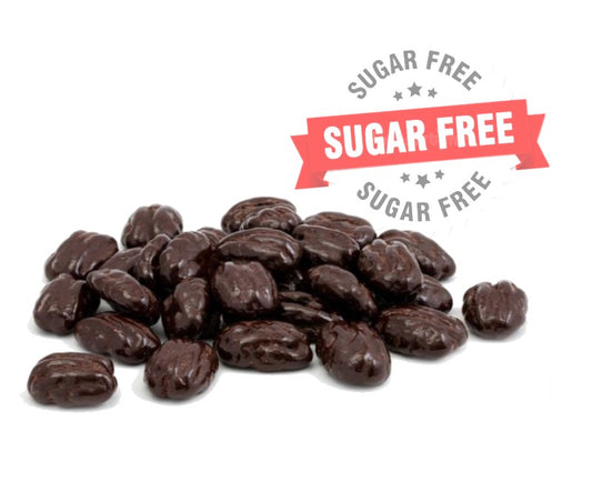 Sugar Free Dragee Pecan Dark Chocolate