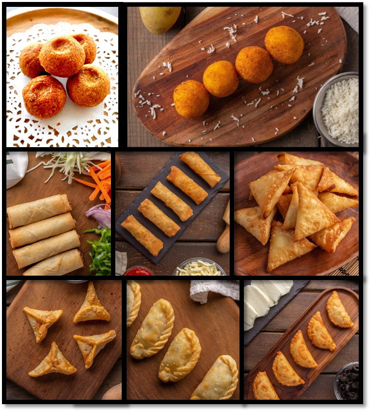 Vegetarian Frozen Deal - 96 Pcs