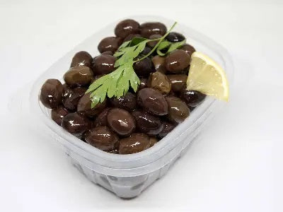 Salqini Black Olives Without Salt Dipped In Olive Oil