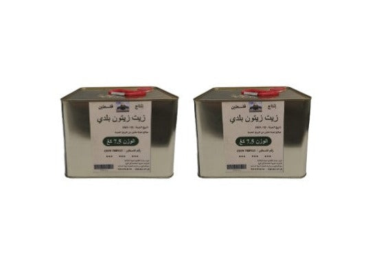 2 Palestinian Virgin Olive Oil - 1/2 Tin Season 2024