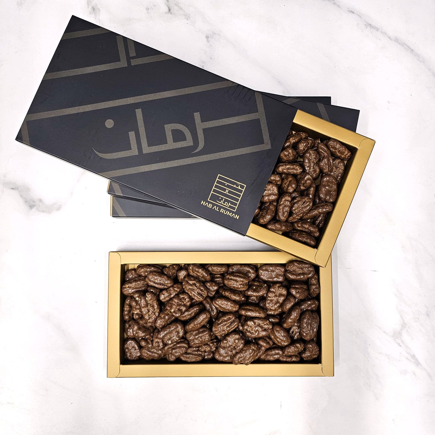 Dragee Pecan Milk Chocolate Drawer Box