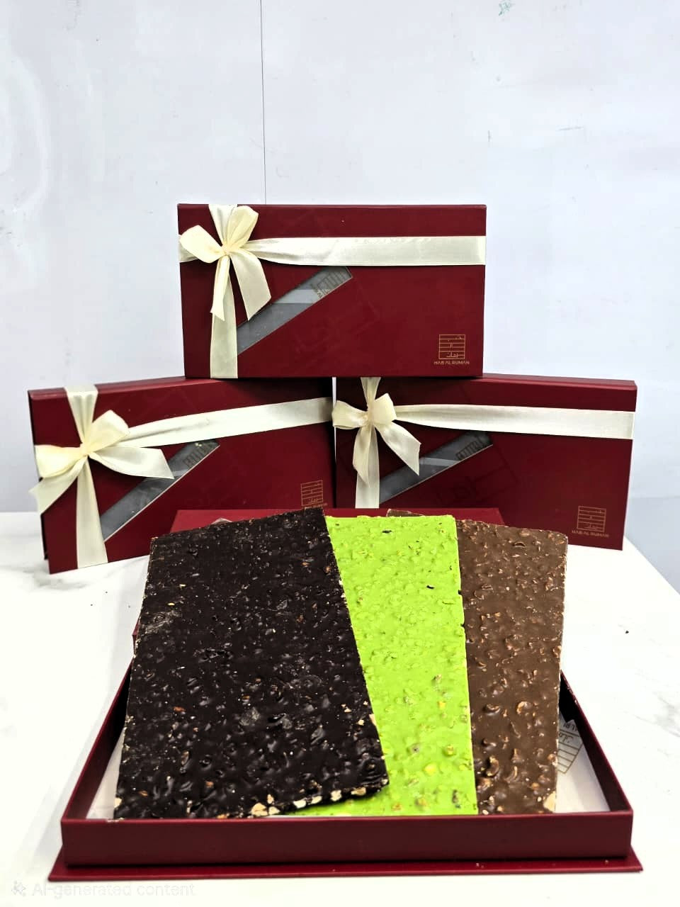 Luxury Chocolate Mix Nuts Slab Box
