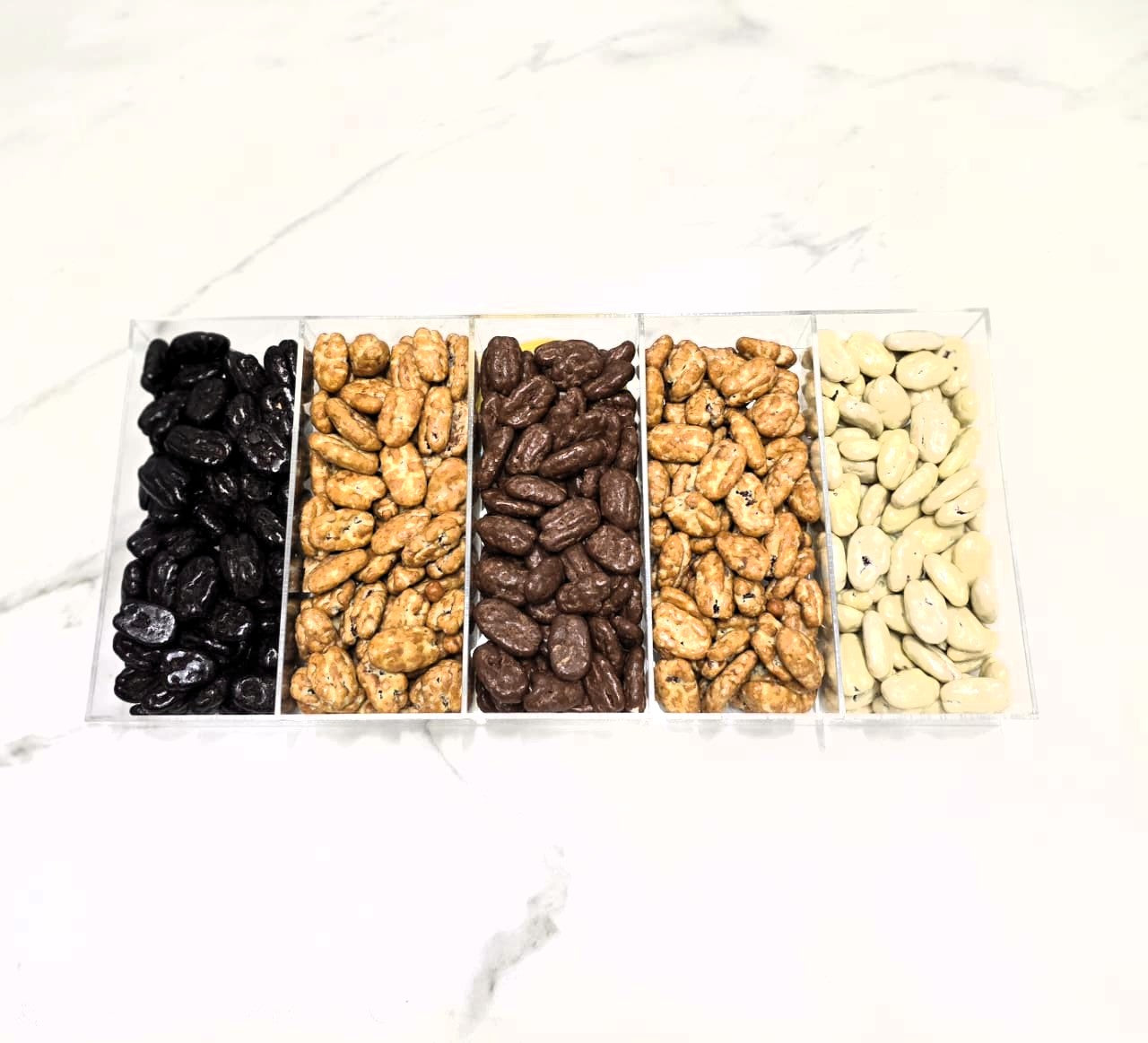 ‎‏Sugar Free Dragee Pecan assorted Acrylic Box