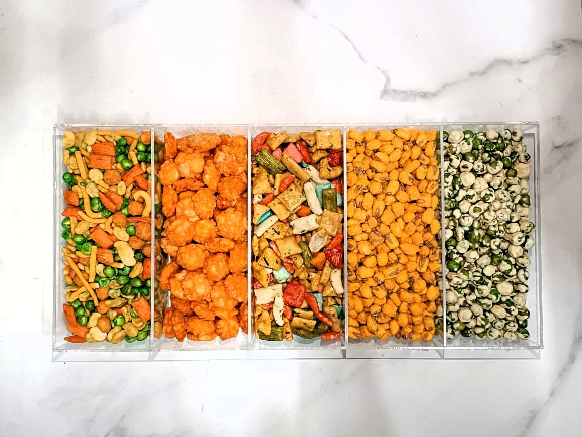 Mix Snack Acrylic Box 5 Division