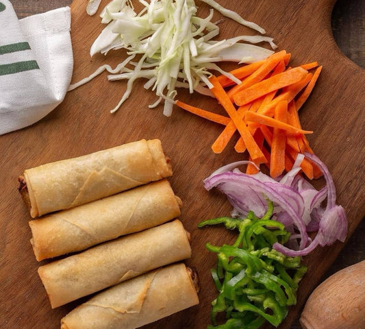 Frozen Vegetable Samosa Roll Ready For Frying