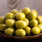 Premium Green Olives Without Salt Dipped In Olive Oil